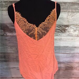 Idyllwind Orange Lace Cami